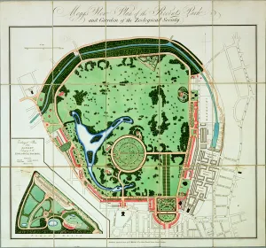Mogg's New Plan of the Regent's Park and Garden of the Zoological Society, pub Mogg's New Plan of the Regent's Park and Garden of the Zoological Society, pub