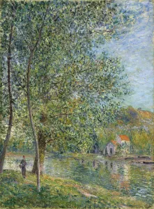 Morning Near the Loing; Matin pres du Loing, 1879 (oil on canvas) Morning Near the Loing; Matin pres du Loing, 1879 (oil on canvas)