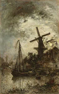 Moulin au Bord de la Vilet, 1881 (oil on canvas) Moulin au Bord de la Vilet, 1881 (oil on canvas)