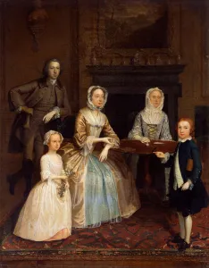Mr and Mrs Richard Bull and family, 1730-80 (oil on canvas) Mr and Mrs Richard Bull and family, 1730-80 (oil on canvas)