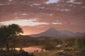 Mt. Ktaadn, 1853 (oil on canvas) Mt. Ktaadn, 1853 (oil on canvas)