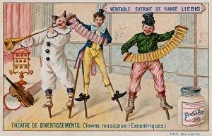 Accordions Collection: Musical Clowns (chromolitho)