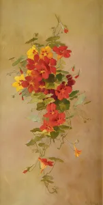 Nasturtiums (oil on canvas) Nasturtiums (oil on canvas)