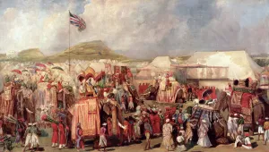 Native Princes Arriving in Camp for the Imperial Assemblage at Delhi, 1877 Native Princes Arriving in Camp for the Imperial Assemblage at Delhi, 1877