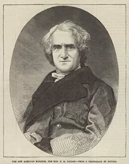 American Minister Collection: The New American Minister, the Honourable G M Dallas (engraving)