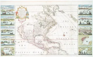 A new and correct map of the trading part of the West Indies, 1741 (hand coloured print) A new and correct map of the trading part of the West Indies, 1741 (hand coloured print)