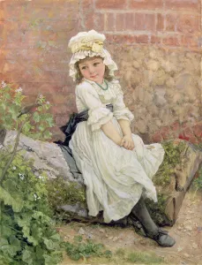 The New Friend, 1880 (w/c heightened with white) The New Friend, 1880 (w/c heightened with white)