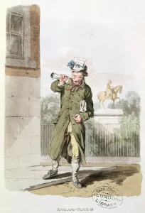 The Newsman from Costume of Great Britain (print) The Newsman from Costume of Great Britain (print)