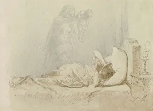 Nightmare; Cauchemar, 1901 (pencil, ink and w/c on paper) Nightmare; Cauchemar, 1901 (pencil, ink and w/c on paper)