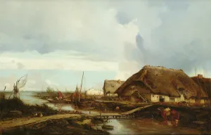 Normandy shore, 1848 (oil on canvas) Normandy shore, 1848 (oil on canvas)
