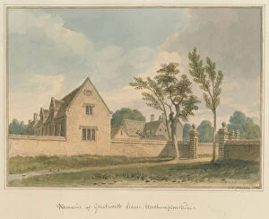 Landscape paintings Collection: Northamptonshire - Greatworth House, 1826 (w / c on paper)