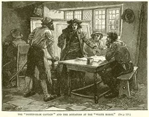 Agitators Collection: The 'Nottingham Captain'and the Agitators at the 'White Horse'(engraving)