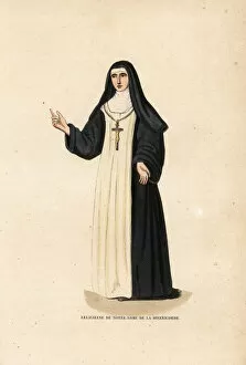 Abbot Tiron Collection: Nun of the Congregation of the Sisters of Our Lady of Mercy, Religieuse de Notre-Dame de la