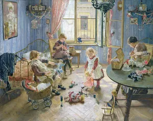 The Nursery, 1889 (oil on canvas) The Nursery, 1889 (oil on canvas)