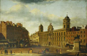 Old Northumberland House, Charing Cross, (oil on canvas) Old Northumberland House, Charing Cross, (oil on canvas)