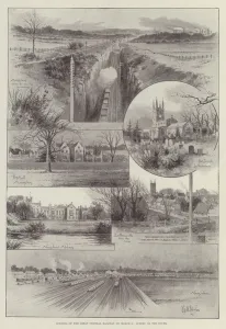 Opening of the Great Central Railway on 9 March, Scenes on the Route (litho) Opening of the Great Central Railway on 9 March, Scenes on the Route (litho)