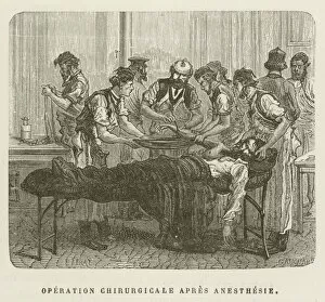 Anaesthetic Collection: Operation Chirurgicale Apres Anesthesie (engraving)