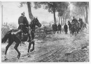 Otto von Bismarck and Napoleon III meeting at the Chaussee Von Donchery on the 2nd September 1870 Otto von Bismarck and Napoleon III meeting at the Chaussee Von Donchery on the 2nd September 1870