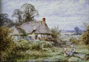 The Outdoor Lesson, (pencil and watercolour) The Outdoor Lesson, (pencil and watercolour)