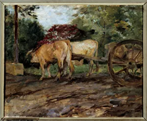 The oxen under the yoke Painting by Henri de Toulouse Lautrec (1864-1901 The oxen under the yoke Painting by Henri de Toulouse Lautrec (1864-1901