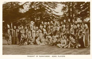 Pageant of Runnymede, some players (b/w photo) Pageant of Runnymede, some players (b/w photo)
