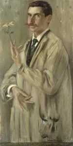 The Painter Otto Eckmann (1865-1902) 1897 (oil on canvas) The Painter Otto Eckmann (1865-1902) 1897 (oil on canvas)
