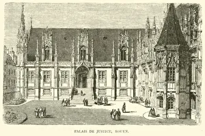 Palais de Justice, Rouen, December 1870 (engraving) Palais de Justice, Rouen, December 1870 (engraving)