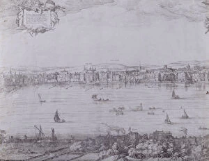 Images Dated 5th December 2006: Panorama of London and the Thames, part one showing from Whitehall to Blackfriars, c