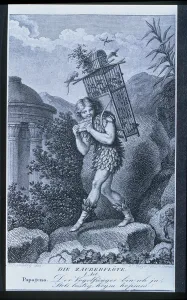 Papageno: 'I am the birdcatcher, yes! Always cheerful, fiddle-di-i, fiddle-di-da Papageno: 'I am the birdcatcher, yes! Always cheerful, fiddle-di-i, fiddle-di-da