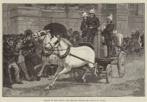Parade of the London Fire Brigade before the Prince of Wales (engraving) Parade of the London Fire Brigade before the Prince of Wales (engraving)