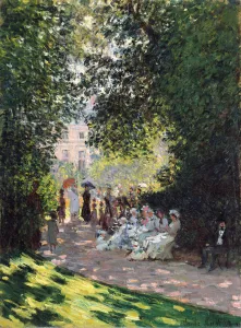 The Parc Monceau, 1878 (oil on canvas) The Parc Monceau, 1878 (oil on canvas)