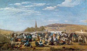 The Pardon of Sainte-Anne-La-Palud, Brittany, 1858 (oil on canvas) The Pardon of Sainte-Anne-La-Palud, Brittany, 1858 (oil on canvas)