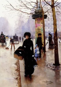 A Parisian; Une Parisienne, (oil on canvas) A Parisian; Une Parisienne, (oil on canvas)