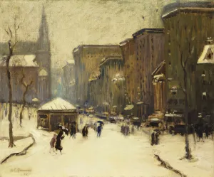 Park Street Church in Snow, 1913 (oil on canvas) Park Street Church in Snow, 1913 (oil on canvas)