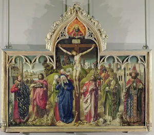 The Parlement of Paris Altarpiece, 1453-55 (oil on panel) The Parlement of Paris Altarpiece, 1453-55 (oil on panel)