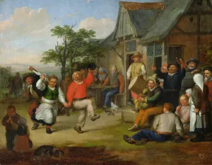 The Peasants Dance, 1678 (oil on canvas) (see also 150652) The Peasants Dance, 1678 (oil on canvas) (see also 150652)