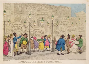 A Peep at the Gas Lights in Pall Mall A Peep at the Gas Lights in Pall Mall