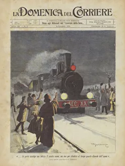 people gladly welcome the new century, but not to ask the time what depends on man (colour litho) people gladly welcome the new century, but not to ask the time what depends on man (colour litho)