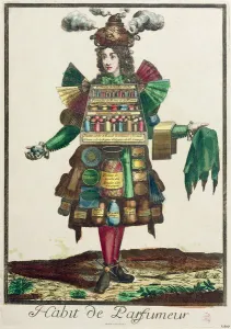 The Perfumer's Costume (colour engraving) The Perfumer's Costume (colour engraving)