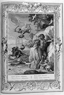 Related Images Collection: Perseus rescues Andromeda, 1733 (engraving)