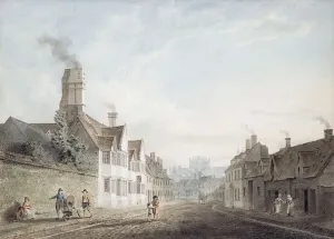Peterborough, Northamptonshire, (pencil and pen and grey ink and watercolour) Peterborough, Northamptonshire, (pencil and pen and grey ink and watercolour)