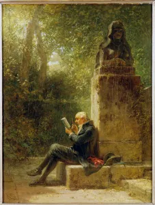 The Philosopher (The Reader in the Park) (oil on canvas) The Philosopher (The Reader in the Park) (oil on canvas)