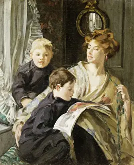 The Picture Book, 1911 (oil on canvas) The Picture Book, 1911 (oil on canvas)