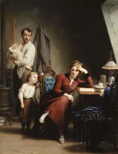 The Poetess, 1880 (oil on canvas laid down on board) The Poetess, 1880 (oil on canvas laid down on board)