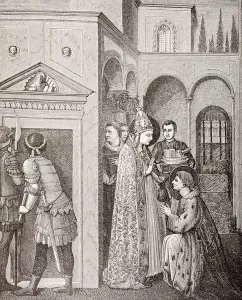 Pope Sixtus II, from 'Military and Religious Life in the Middle Ages' by Paul Lacroix Pope Sixtus II, from 'Military and Religious Life in the Middle Ages' by Paul Lacroix