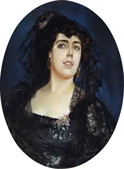Portrait of Anne Pelterson-Norrie, 1889 (pastel) Portrait of Anne Pelterson-Norrie, 1889 (pastel)