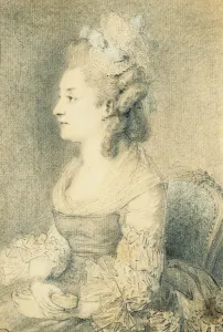 Portrait of the Artist's Wife (nee Louise Nicole Godeau), Seated, Half Length Portrait of the Artist's Wife (nee Louise Nicole Godeau), Seated, Half Length