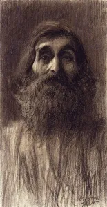 Portrait of a Bearded Man; Brustbild eines Bartigan Mammes von vorne, c Portrait of a Bearded Man; Brustbild eines Bartigan Mammes von vorne, c