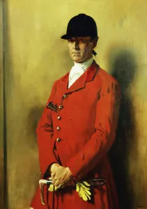 Portrait of Captain Marshall Roberts, Master of the Fox Hounds, 1926 (oil on canvas) Portrait of Captain Marshall Roberts, Master of the Fox Hounds, 1926 (oil on canvas)