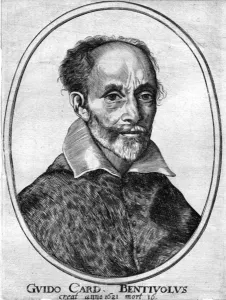 Portrait of Cardinal Guido Bentivoglio (engraving) (b/w photo) Portrait of Cardinal Guido Bentivoglio (engraving) (b/w photo)